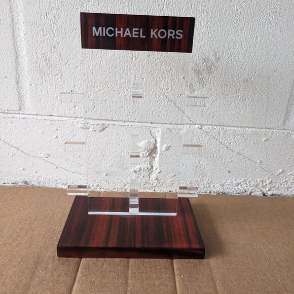 Michael Kors Acrylic Three Tier Eyeglasses Holder Rack Sunglasses Organizer Disp - Picture 6 of 9